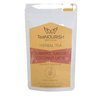 Thumbnail for teanourish-turmeric-ginger-coconut-latte-herbal-te