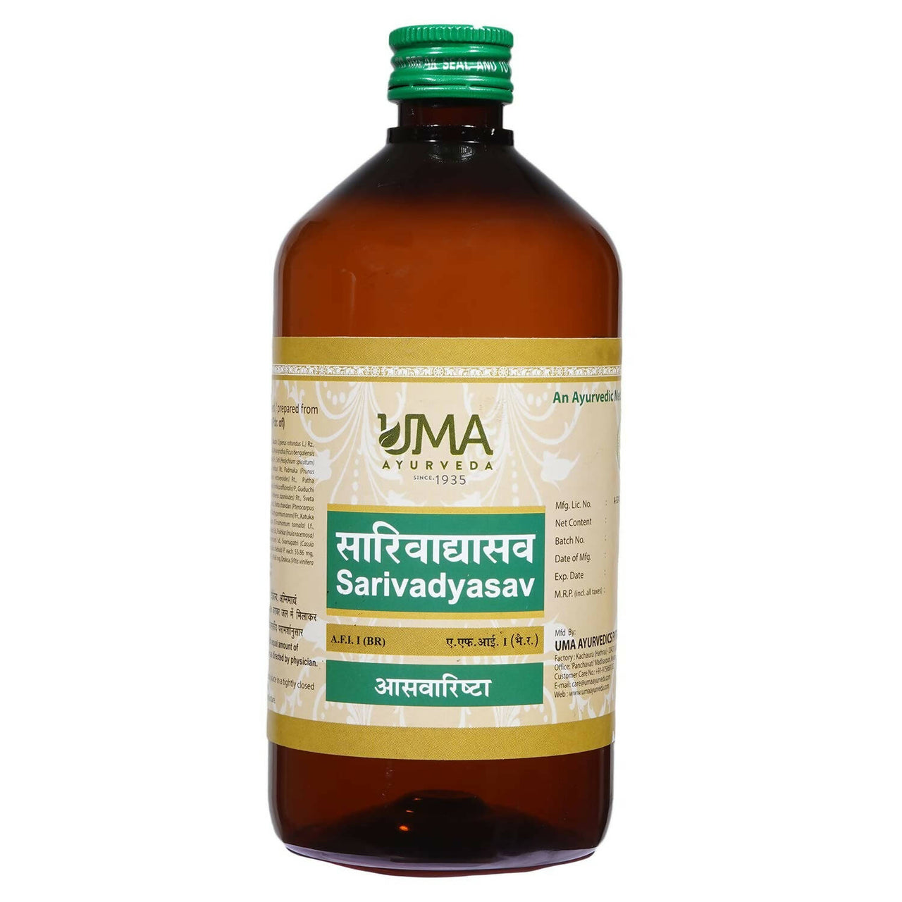 uma-ayurveda-sarivadyasava-syrup