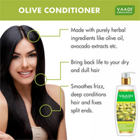 Thumbnail for Vaadi Herbals Amla Shikakai Hair Fall and Damage Control Shampoo & Olive Conditioner