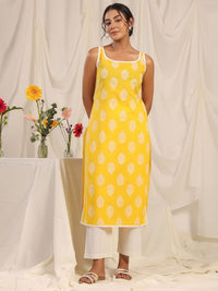 Thumbnail for Women Ethnic Motifs Printed Gotta Patti Kurta