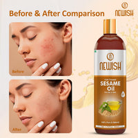 Thumbnail for Newish Cold Pressed Sesame Oil For Hair & Skin