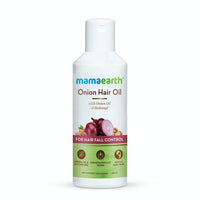Thumbnail for mamaearth-onion-hair-oil-with-onion-&-redensyl-for-hair-fall-contro