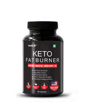 Thumbnail for healthvit-keto-fat-burner-with-garcinia,-green-tea,-green-coffee-capsules