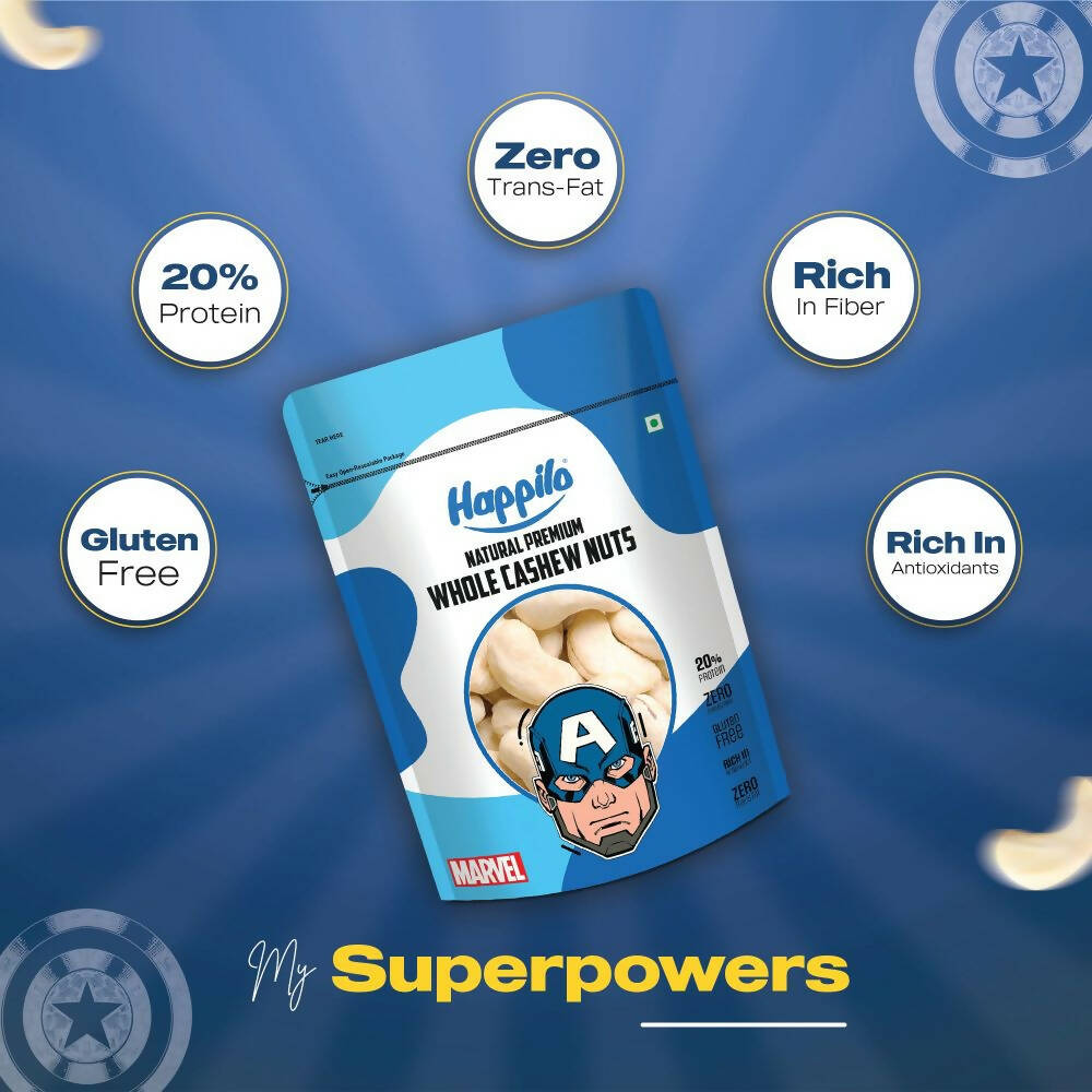 Happilo Natural Whole Cashews