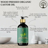 Thumbnail for Ivory Natural Wood Pressed Organic Castor Oil For Healthy Skin & Hair Wellness