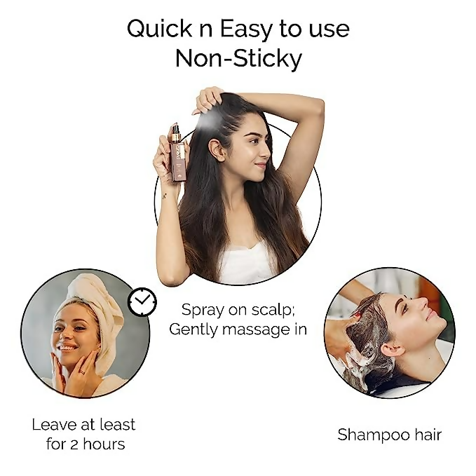 Pyoura Hibiscus Hair Mist Spray For Itchy Dry Scalp & Dandruff Non