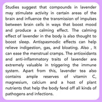 Thumbnail for Satvi Wellness Lavender flower Tea | Lavender tea | Lavender flower drink mix