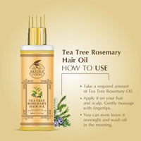 Thumbnail for Skiura Nature Tea Tree Rosemary Hair Oil For Strong Healthy Hair And Dandruff Free