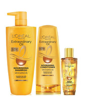 Thumbnail for l'oreal-paris-extraordinary-oil-hair-combo-for-shiny-&-frizz-free-hai