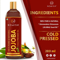 Thumbnail for Newish Pure & Natural Jojoba Oil For Hair & Skin