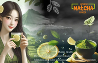 Thumbnail for Eteasy Matcha Green Rose Petals Lemon Herbal Tea Powder