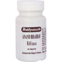 Thumbnail for baidyanath-jhansi-anandbhairav-ras-(kas)-tablets