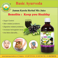 Thumbnail for Basic Ayurveda Jamun Karela Herbal Mix Juice