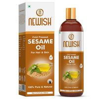 Thumbnail for newish-cold-pressed-sesame-oil-for-hair-&-ski