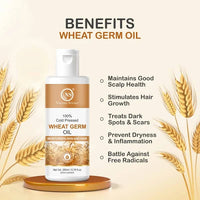 Thumbnail for Nuerma Science 100% Cold Pressed Wheat Germ Oil to Moisturize Skin & Hair