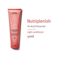 Thumbnail for Aveda Nutriplenish Light Hydration Conditioner for Dry & Frizzy Hair with Coconut Oil