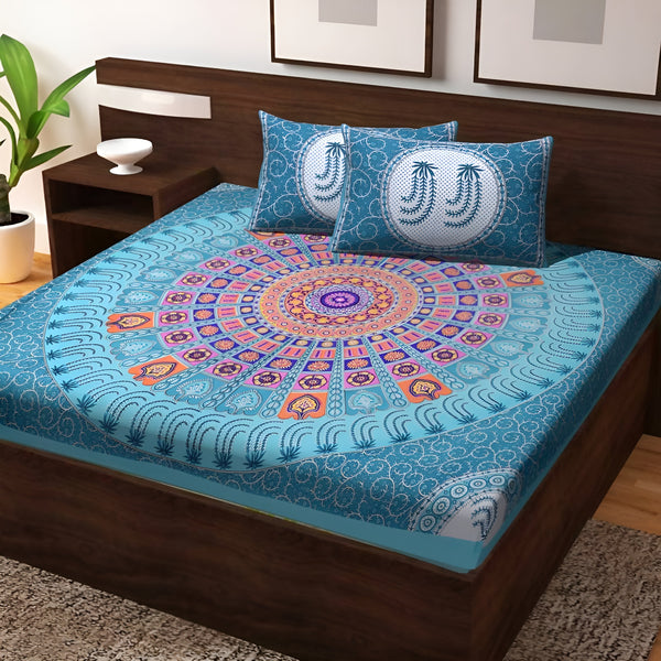 vamika-printed-cotton-rama-green-bedsheet-with-pillow-covers-(pm-casino-rama