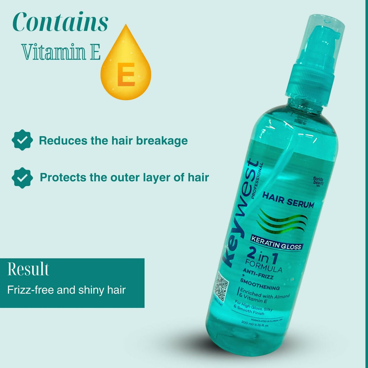 Keywest Professional Keratin Gloss Hair Serum