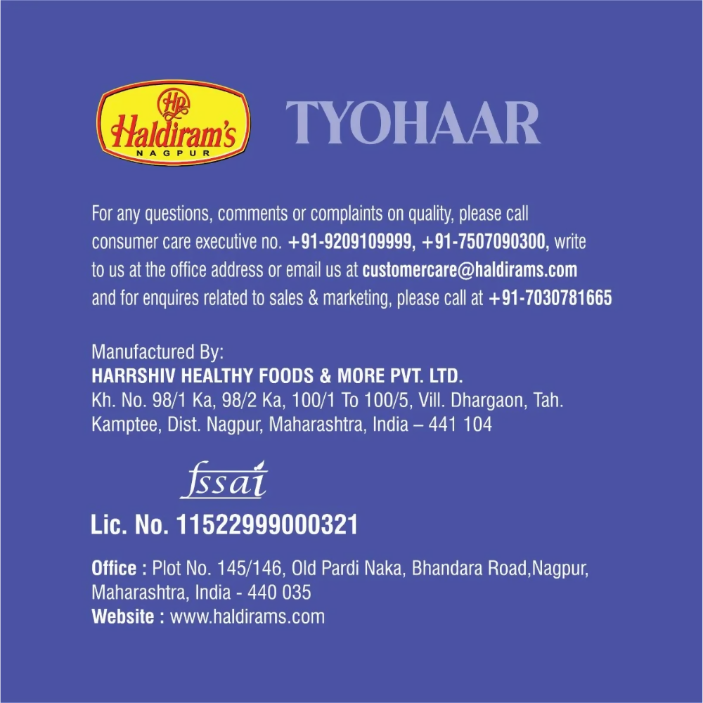 Haldiram is Tyohaar