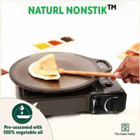Thumbnail for The Indus Valley Super Smooth Cast Iron Set: Frypan+ Kadai+ Tawa, Kitchen set for Home, Nonstick, 100% Pure,Toxin