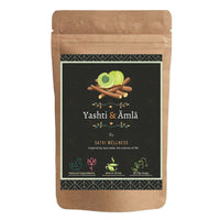 Thumbnail for satvi-wellness-yashtimadhu-amla-tea-|-yashti-amala-|-blend-of-liquorice-and-indian-gooseberr
