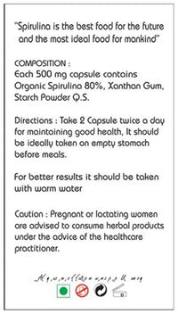Thumbnail for Basic Ayurveda Spirulina Capsule