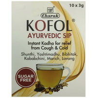 Thumbnail for charak-pharma-kofol-ayurvedic-sip-instant-kadha-sachet-suga