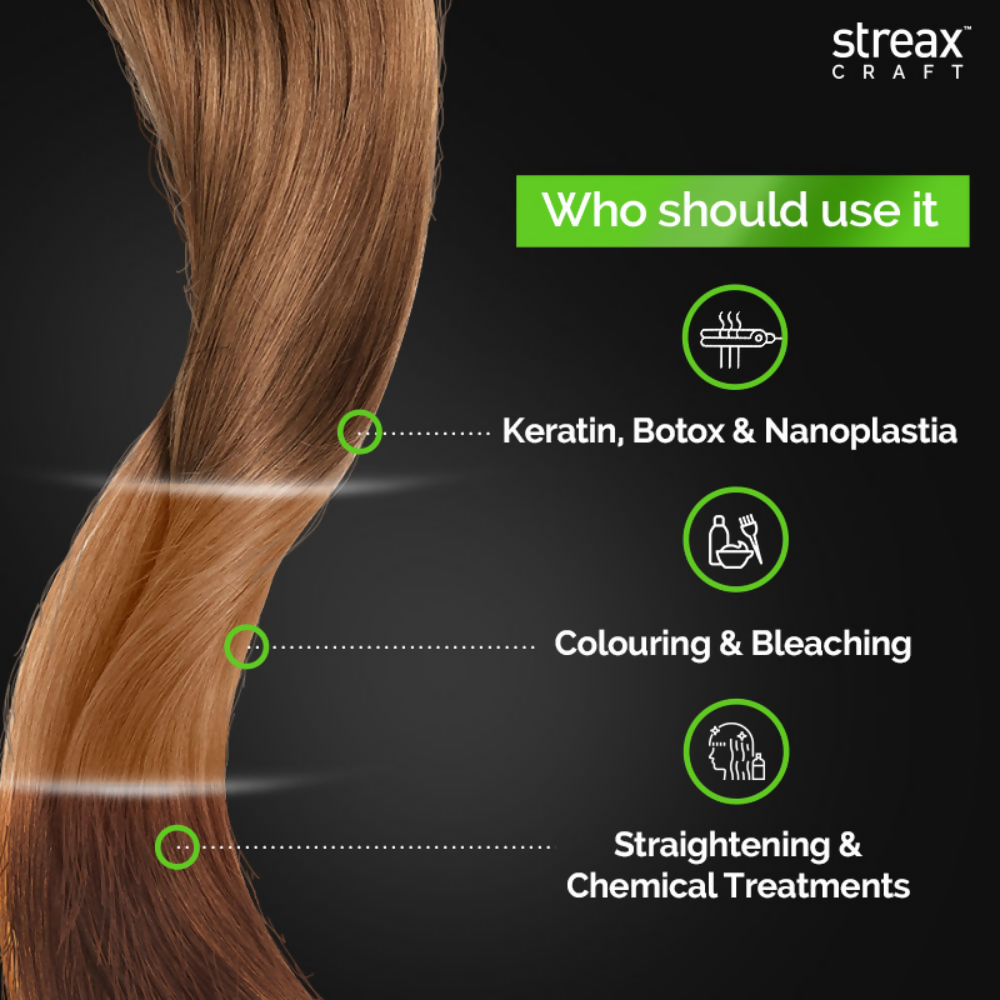 Streax Craft Strength Hair Serum For Chemically Treated Hair Strength With Vitamin