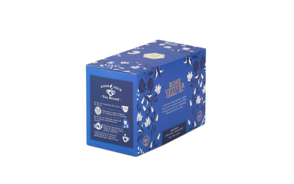 Mittal Teas Rose Vetiver Herbal Tea