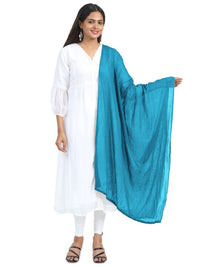 Thumbnail for Women Cotton PomPom Border Dupatta