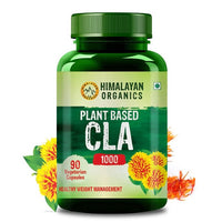 Thumbnail for Himalayan Organics Plant Based CLA 1000 Healthy Weight Management Vegetarian Capsules