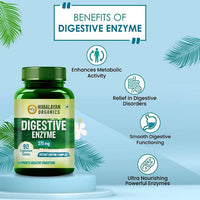 Thumbnail for Himalayan Organics Digestive Enzyme 375 mg Vegetarian Capsules