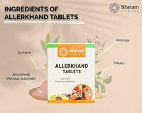 Thumbnail for Sitaram Ayurveda Allerkhand Tablets
