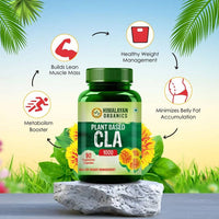Thumbnail for Himalayan Organics Plant Based CLA 1000 Healthy Weight Management Vegetarian Capsules