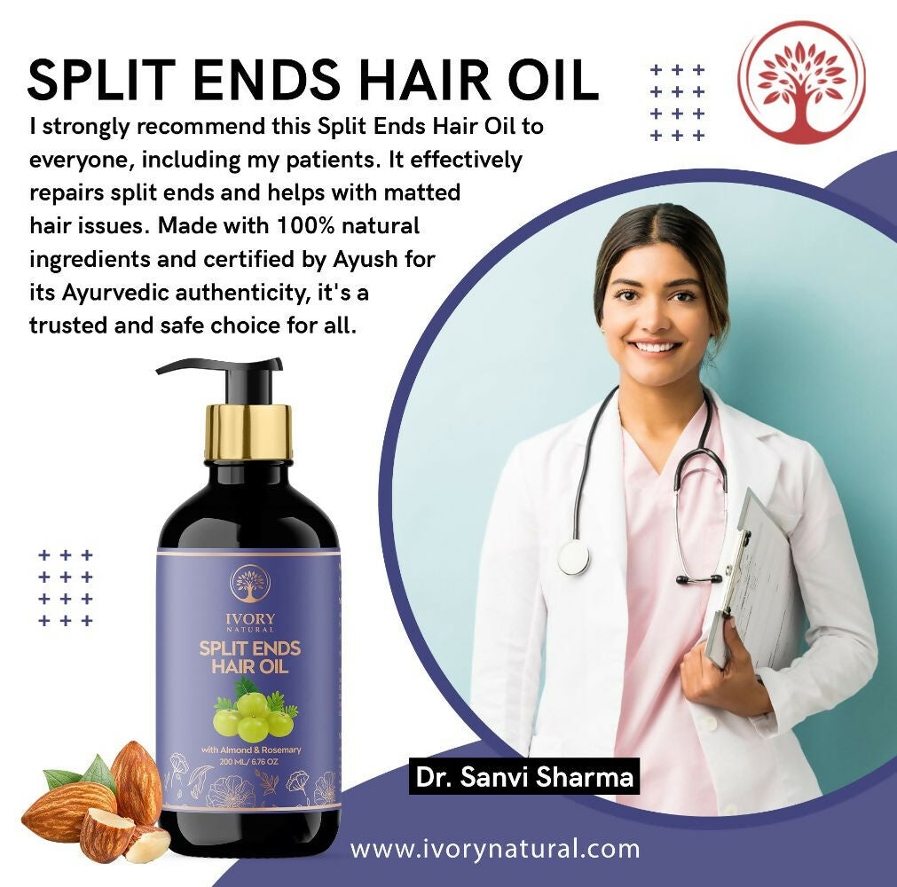 Ivory Natural Splits Ends Repair Hair Oil