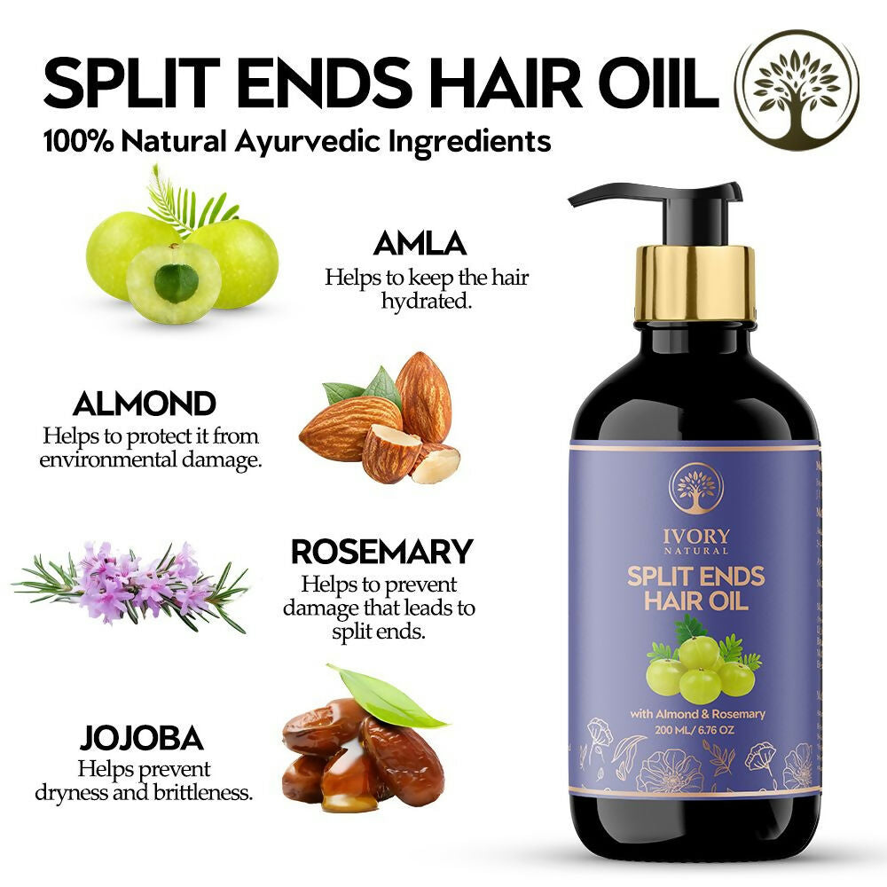 Ivory Natural Splits Ends Repair Hair Oil