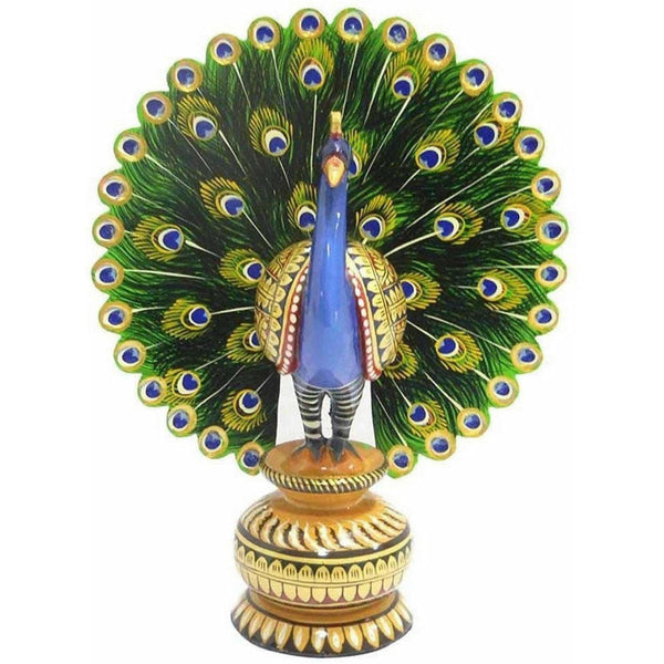 decorative-wooden-dancing-colorful-peacoc