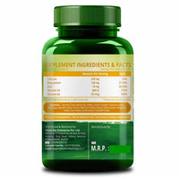 Thumbnail for Himalayan Organics Plant Based Calcium + Magnesium + Zinc, D3+K2 Vegetarian Capsules
