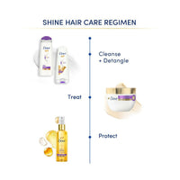 Thumbnail for Dove Radiant Shine + UV Protect Hair Serum