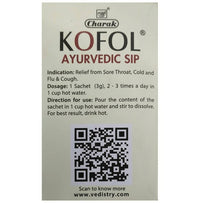 Thumbnail for Charak Pharma Kofol Ayurvedic Sip Instant Kadha Sachet Sugar