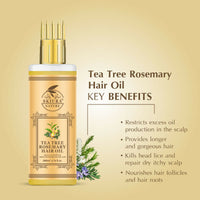 Thumbnail for Skiura Nature Tea Tree Rosemary Hair Oil For Strong Healthy Hair And Dandruff Free