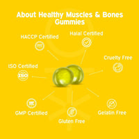Thumbnail for Nutriburst Healthy Muscles & Bones Gummies With Calcium & Vitamin D