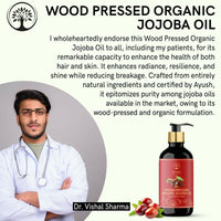 Thumbnail for Ivory Natural Wood Pressed Organic Jojoba Oil Premium & Extra Virgin For Smooth Dry Skin, Avoid Flakiness, & Improve Skin Elasticity