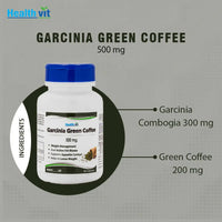 Thumbnail for Healthvit Garcinia Green Coffee Capsules