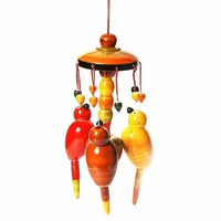 Thumbnail for Etikoppaka handmade Wooden Colorful Wall Hanging With Parrots