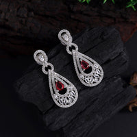 Thumbnail for rani color american diamond earrings (ade435rni)