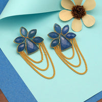 Thumbnail for blue color amrapali earrings (ampe376blu)