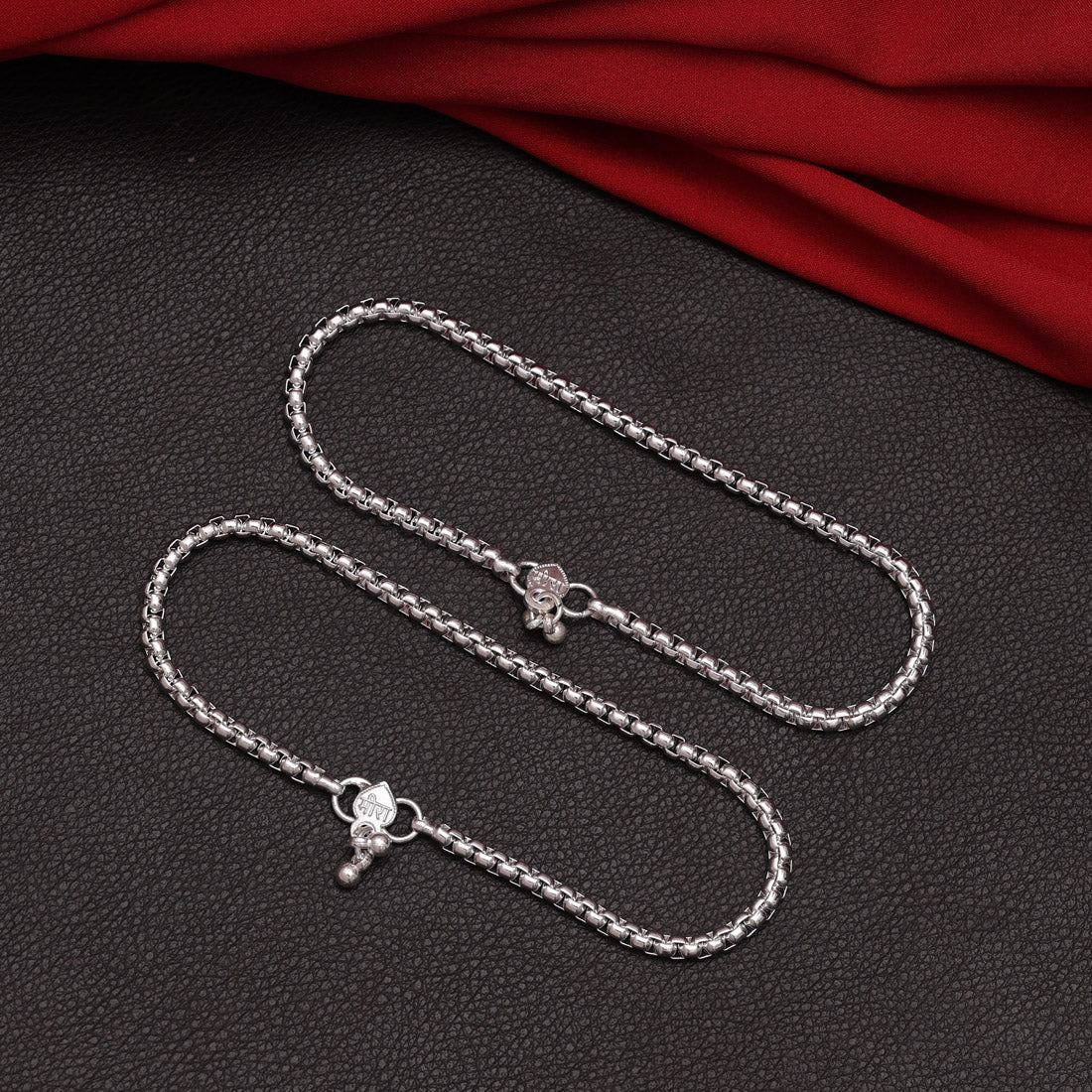 silver color anklets (ank1048slv)