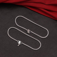 Thumbnail for silver color anklets (ank1048slv)