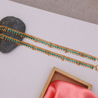 Thumbnail for green color anklets (ank1088grn)